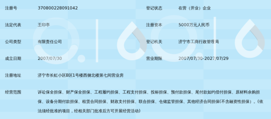 濟寧市瑞邦非融資性擔保公司 專注非融資擔保服務，助力地方經濟發展